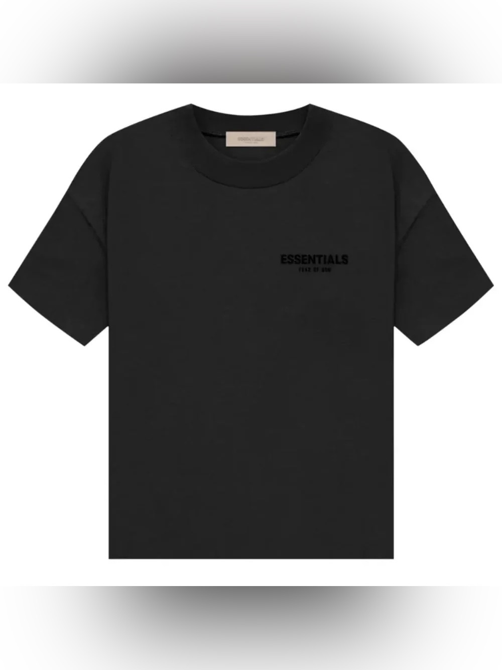 Brand New: Fear of God ESSENTIALS Men's Black “Stretch Limo” T-Shirt Size XL